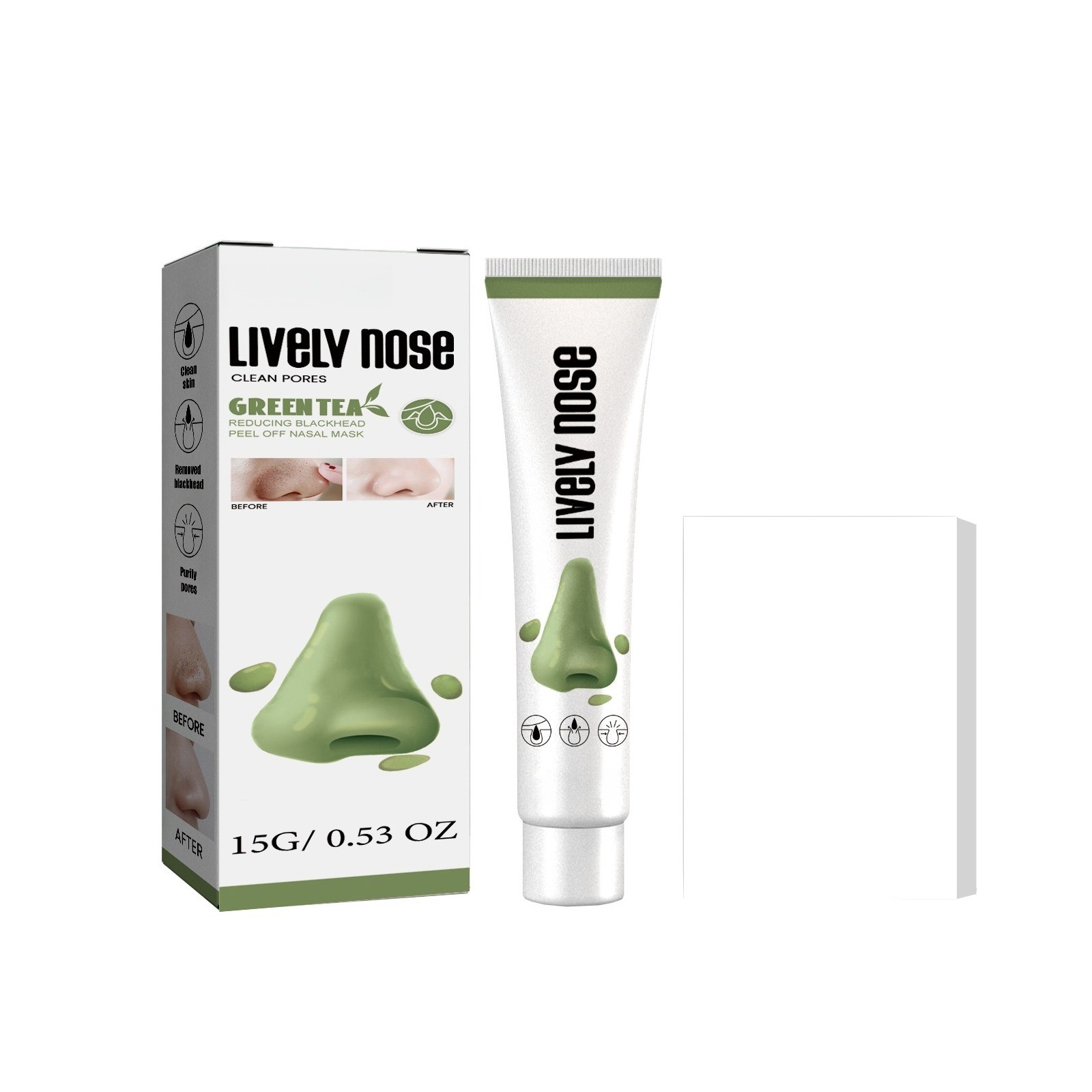 Blackhead Remover Mask Pore Cleanser Deep Cleansing Nose Strip Acne Peel Off US