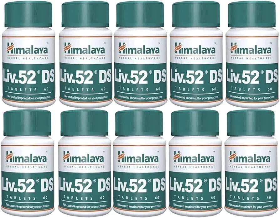 Pack of 10 Bottles LIV52 DS 600 Tabs – Long Expiry & Free Shipping