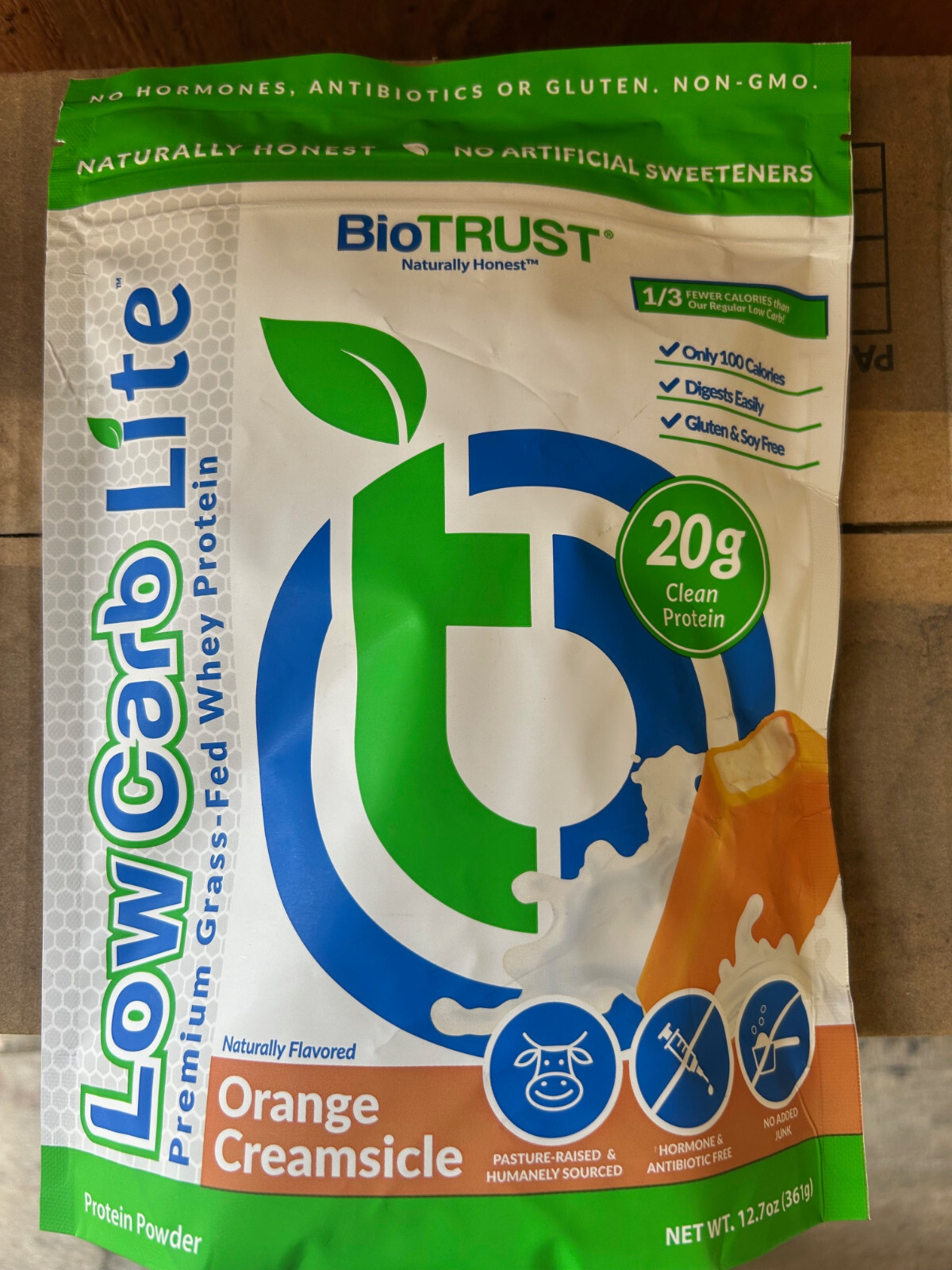 Date! BioTrust Low Carb Lite Orange Creamsicle BB 3/2024 12.7oz 20g Whey Protein