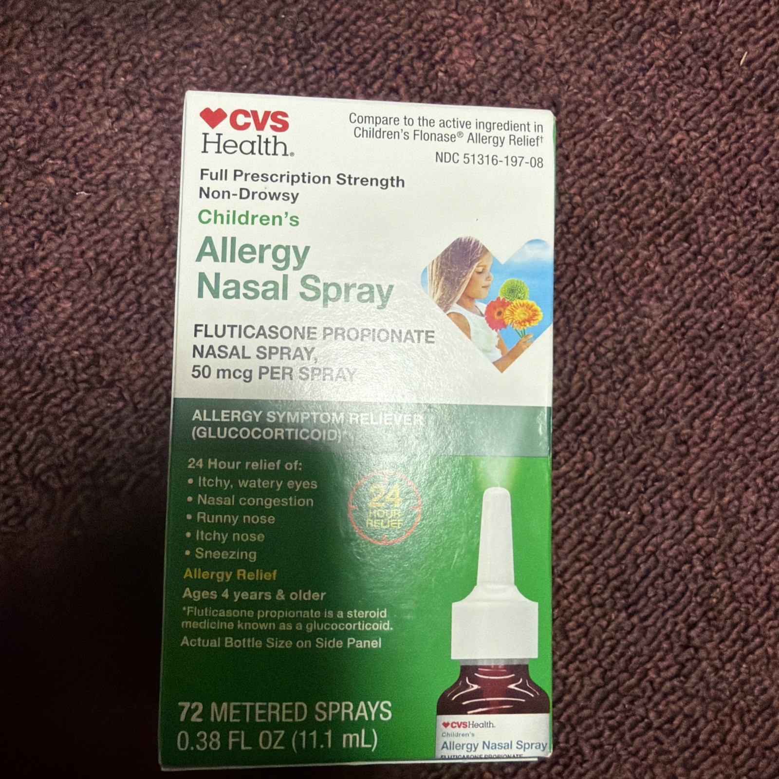 CVS Health Fluticasone Propionate Nasal Spray 72 Sprays 50 mcg