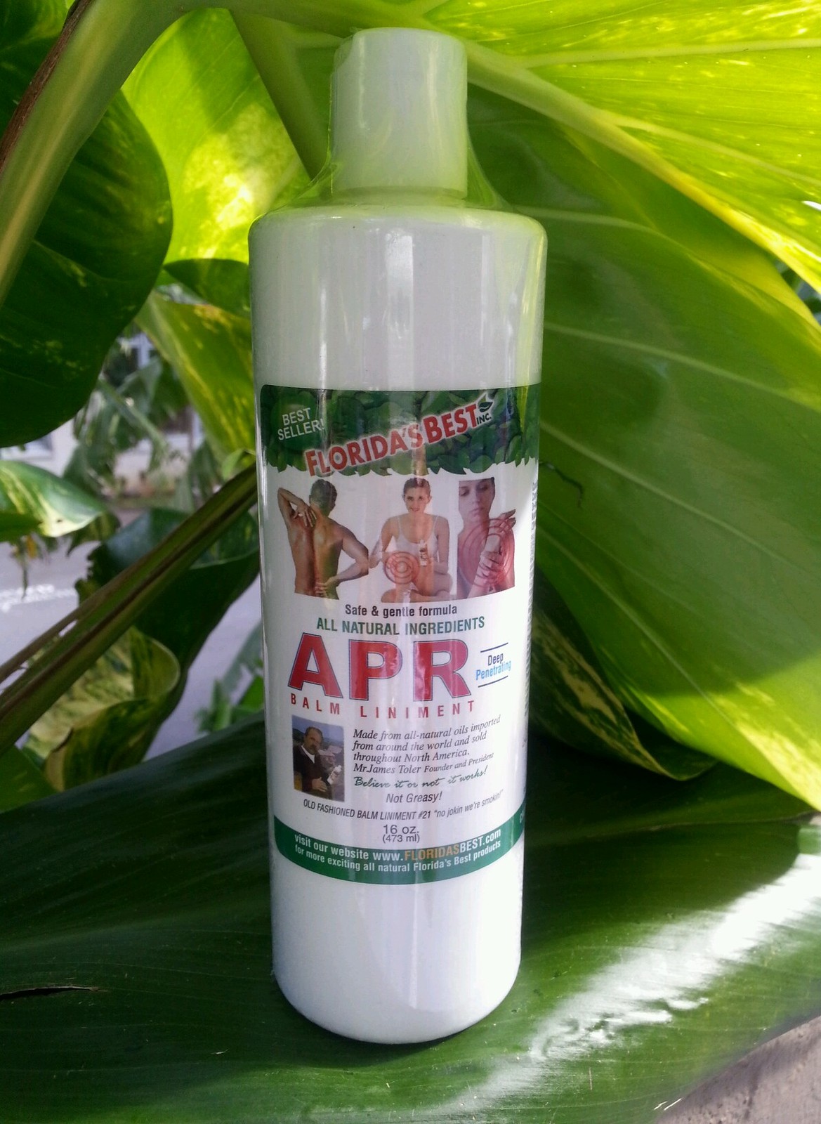 16oz Bottle Florida’s Best APR All-Natural Pain Relief Brand New Fresh Stock!!