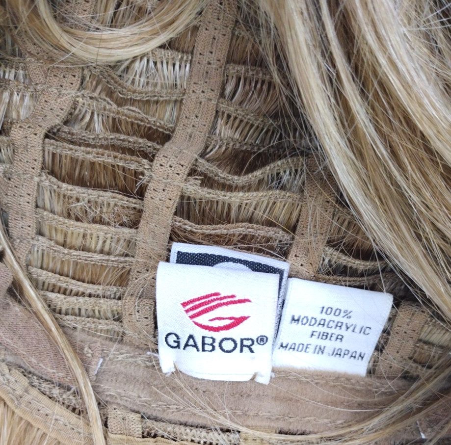 Gabor Honey Blonde Wig Modacrylic Fiber Made in Japan, Product Made in Indonesia