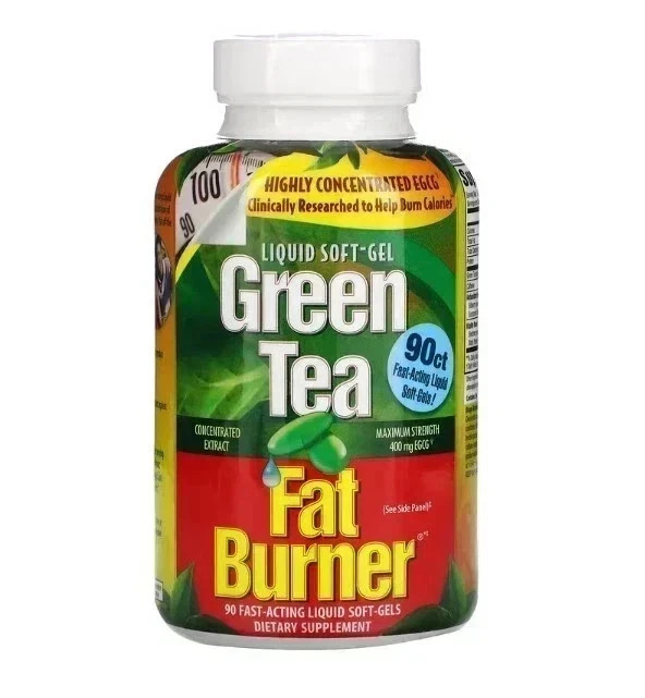 Applied Nutrition, Green Tea Fat Burner, 2 PACK, 90 Fast-Acting Liquid Soft-Gels