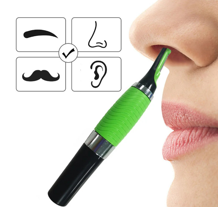 Hot Men Nose Ear Face Neck Eyebrow Hair Mustache Beard Trimmer Shaver Clipper