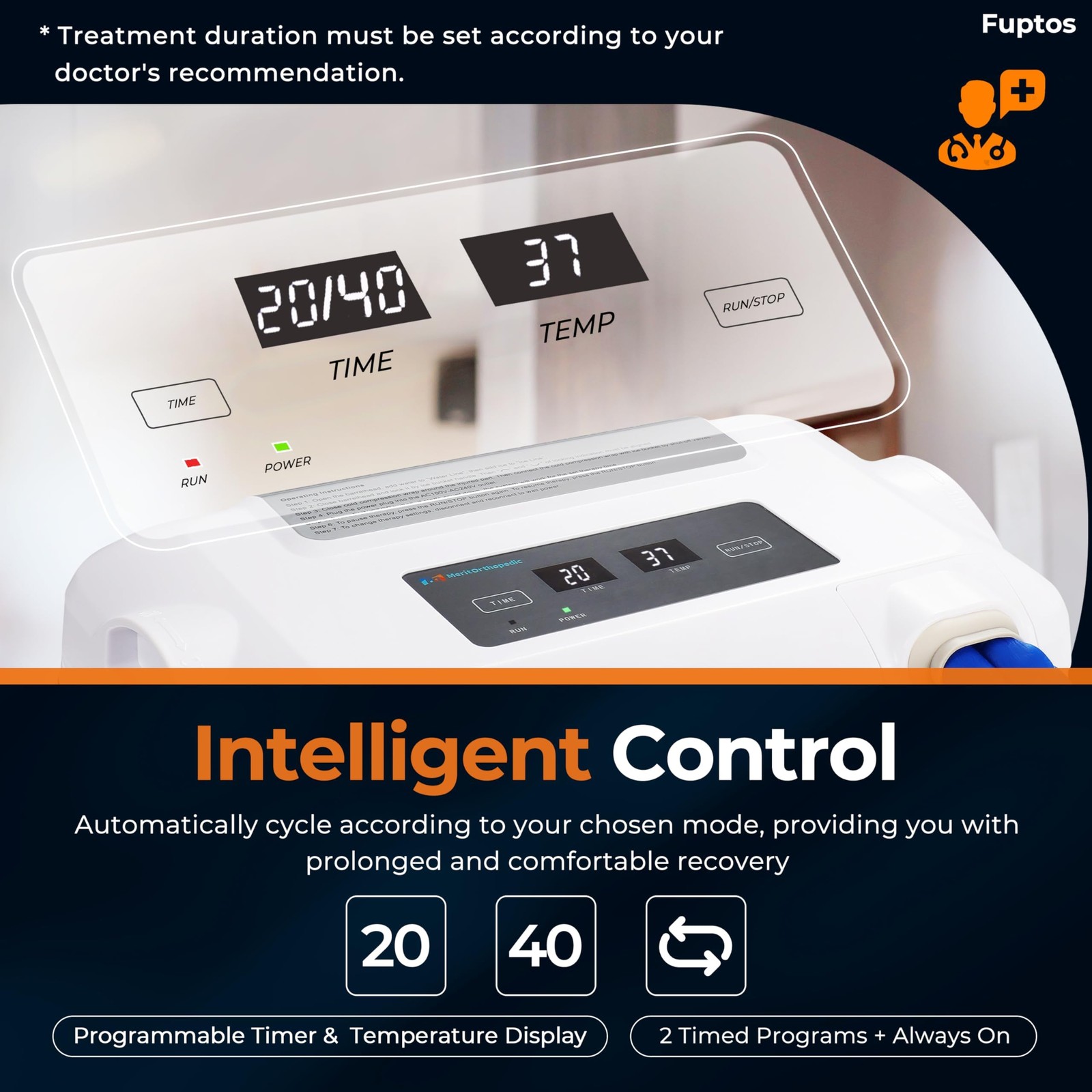 Cold Therapy Machine, Ice Machine for Knee After Surgery, Digital Timer & Qui…
