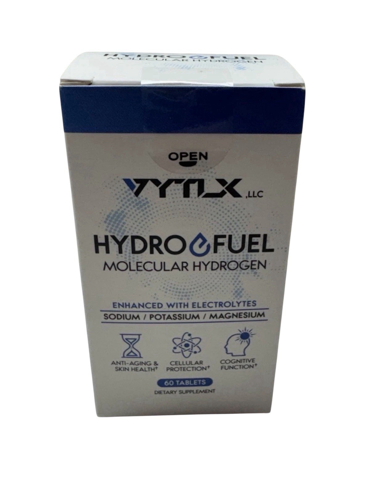 VYTLX Hydro Fuel Molecular Hydrogen Electrolytes 60 Tablets Exp. 10/27 – NEW