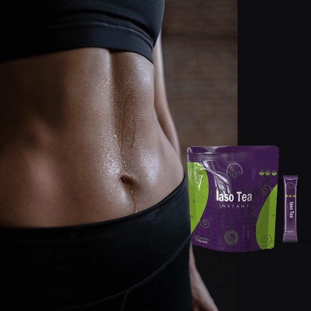 TBM instant IASO TEA- 2bags of 50 sachets Detox for weight loss EXP:12/20/26