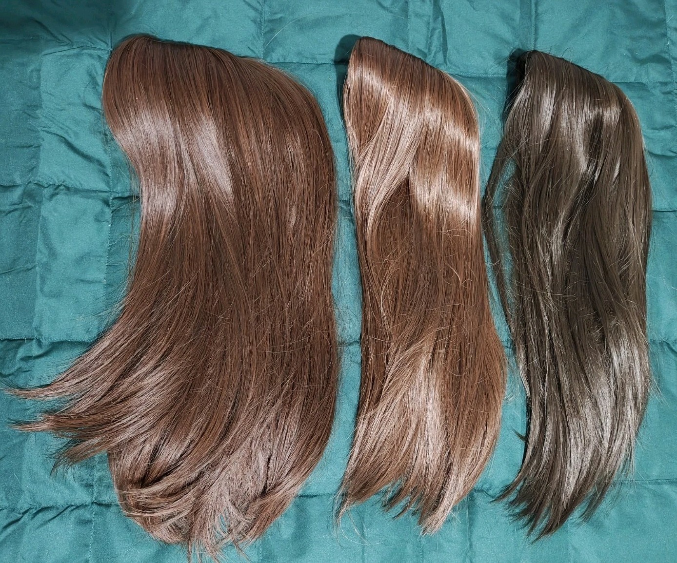 Hair Toppers Nice Quality Clip In For Thin Hair Browns Middle Part Hairpiece Lot
