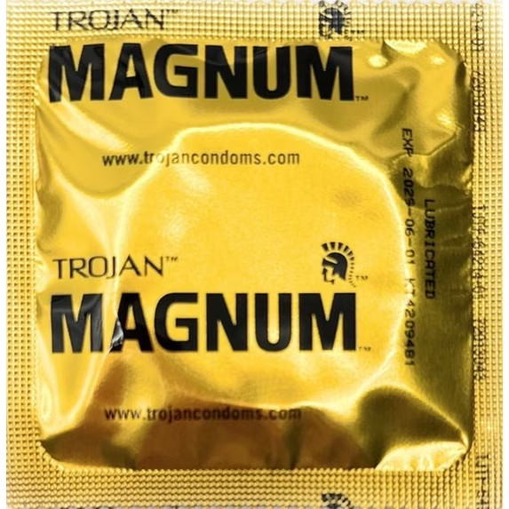 50 Trojan MAGNUM Lubricated Condoms Large Size Condoms 50 Count Exp 2027