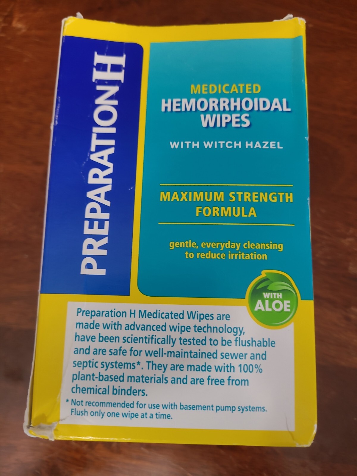 Preparation H Flushable Medicated Hemorrhoid Wipes NIB 2 -48 Ct Pouches BB:05/24