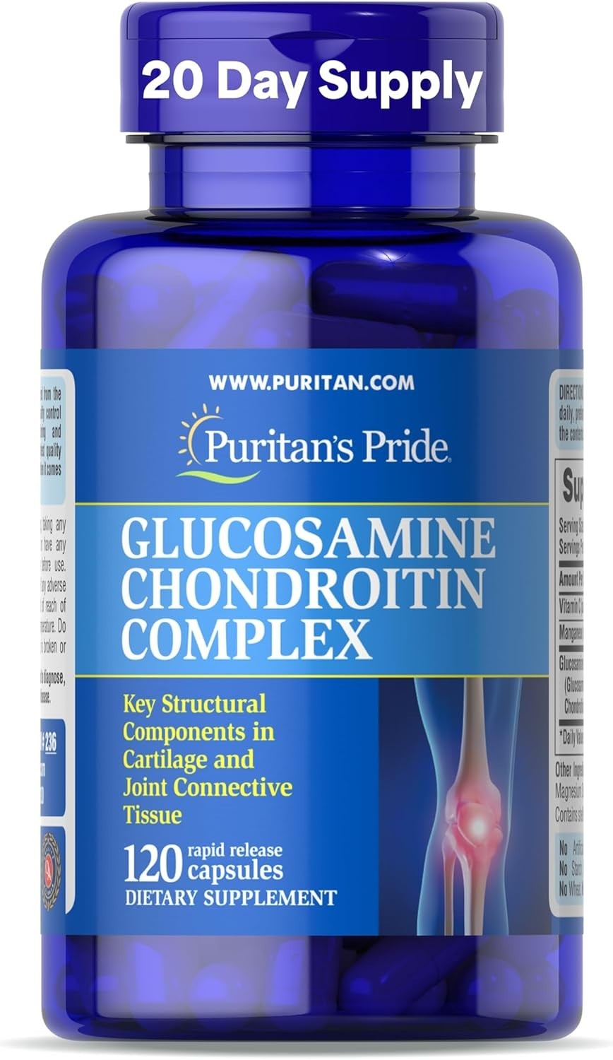 Capsulas Glucosamina Condroitina Suplemento Para Hombres y Mujeres 120 Cápsulas