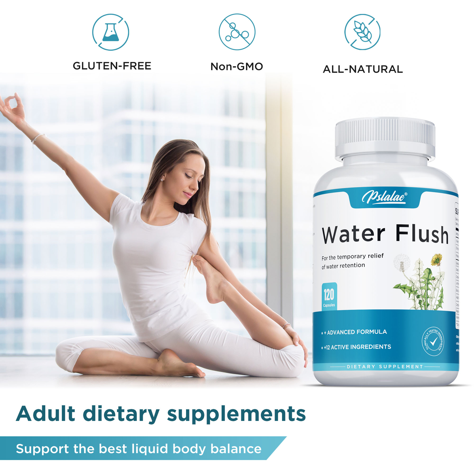 Water Flush – Green Tea, Cranberry – Suppress Appetite,Relieve Bloating,Burn Fat