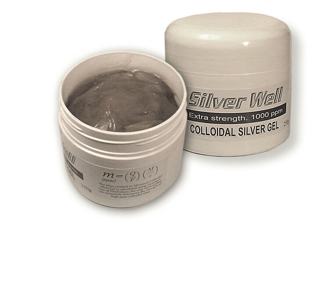 Colloidal Silver Gel Cream Extra strength 1000 ppm Made In Australia