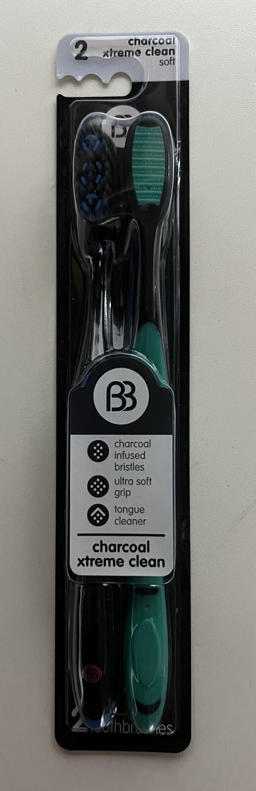 Brush Buddies~ Charcoal Infused Toothbrushs – Soft Bristle Teal