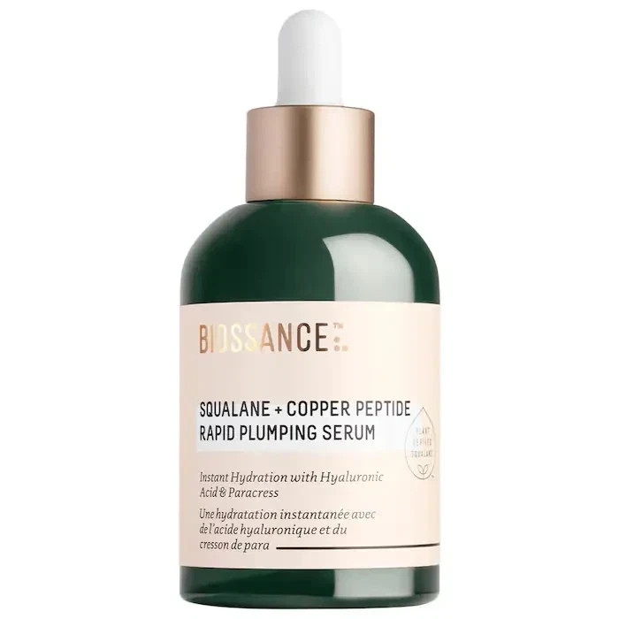 Biossance Squalane Copper Peptide Rapid Plumping Serum 50 ml 1.69 fl oz NEW