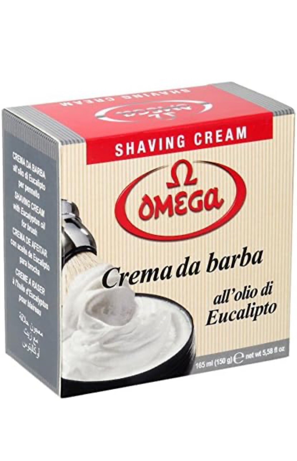 Omega Shaving Soap Bowl 150 gr 5.3 oz Made In Italy