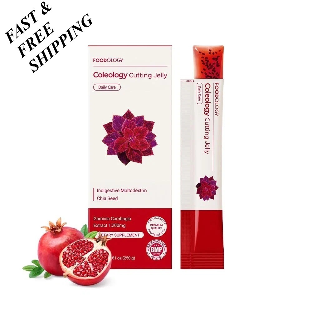 2 PACKS-NEW LUXRY Foodology Coleology Cutting Jelly 10Sticks Weight Loss Support