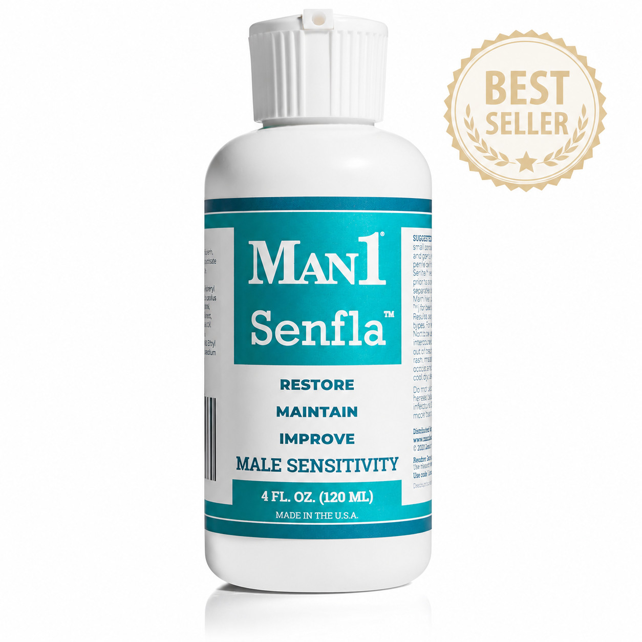 Man1 Senfla for Men Intimate Sensation Cream Restore Sensitivity Formula