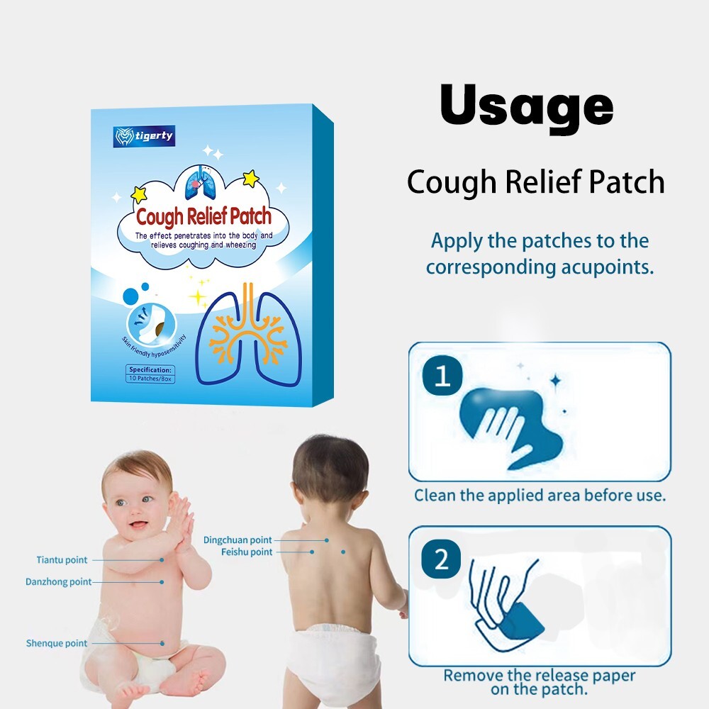 Lung Cleansing Patch 20ct – Easier Breathing Cough Relief Asthma Support Comfort