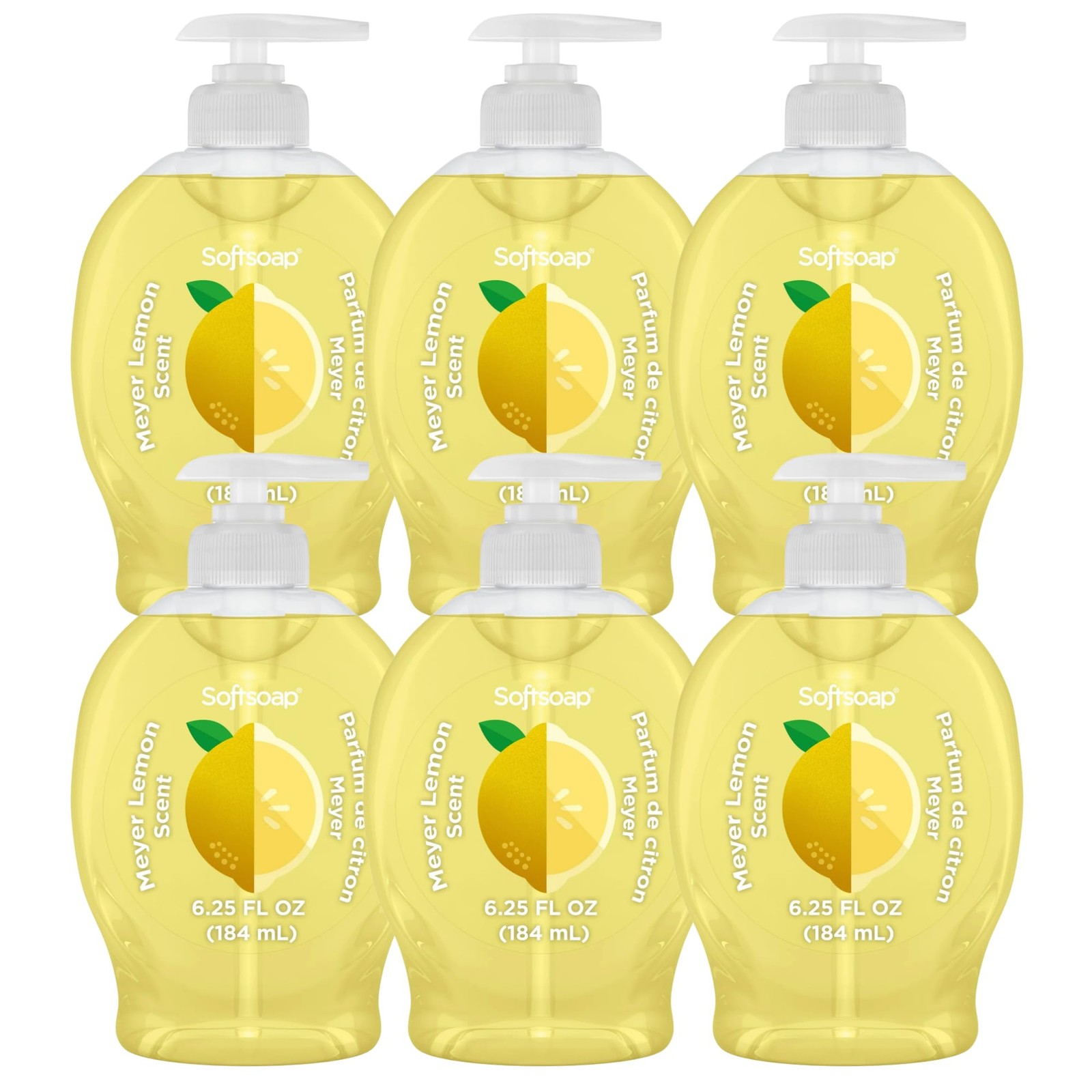 Liquid Hand Soap with Pump, Limited Edition Summer Scents, 6.25 Fl Oz, 6 Pack…