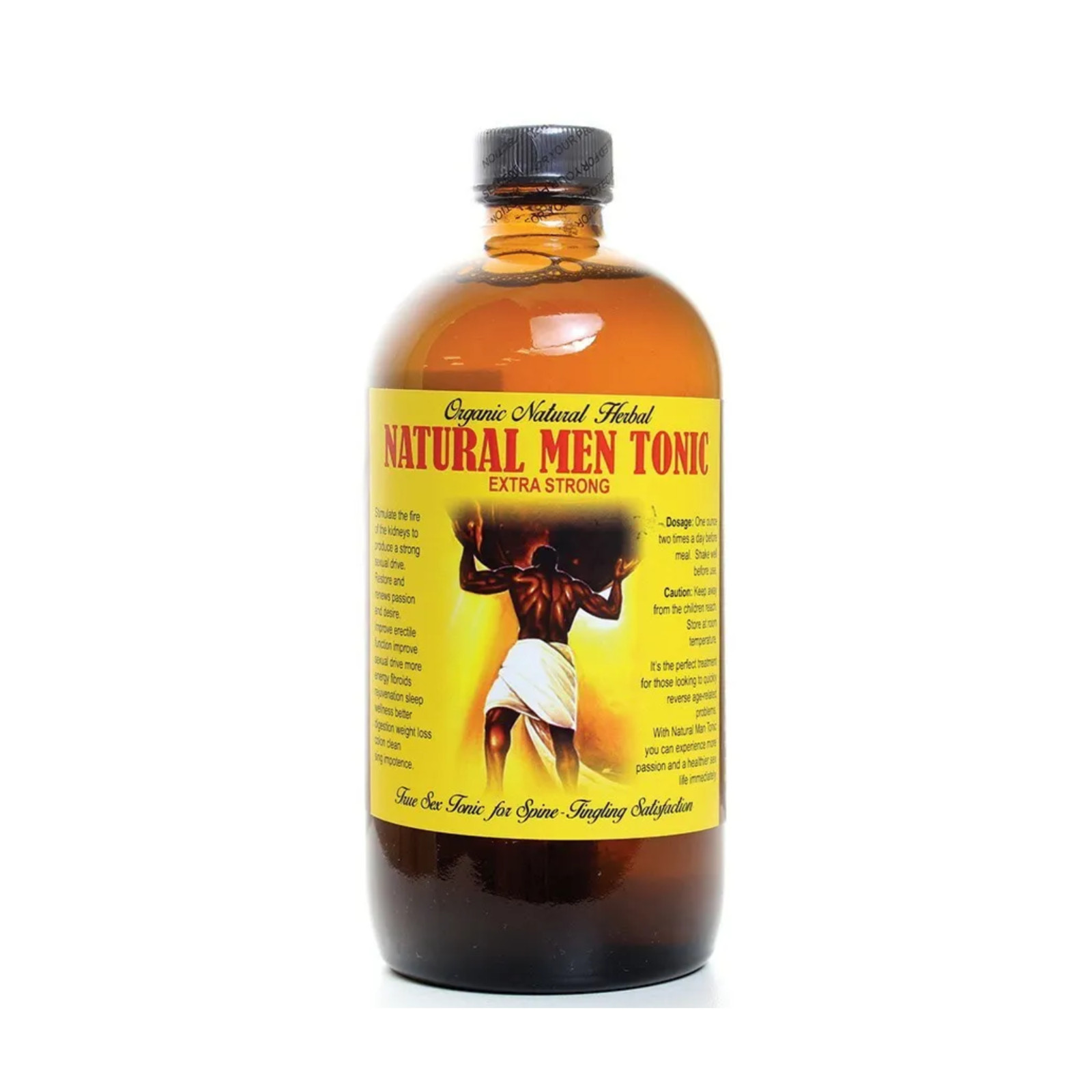 Organic Natural Herbal Natural Men Tonic Extra Strong 16 oz.