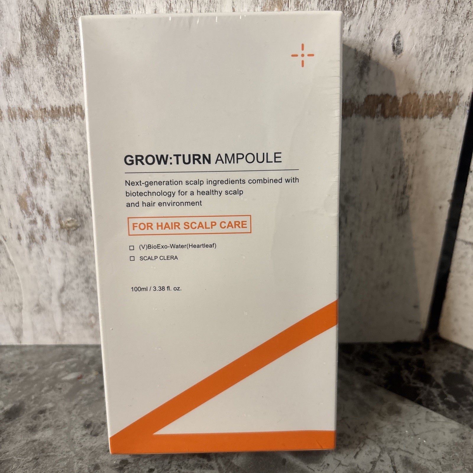 NIB GROW:TURN Ampoule Scalp Care Treatment with Brush 100ml EXP 6/2029