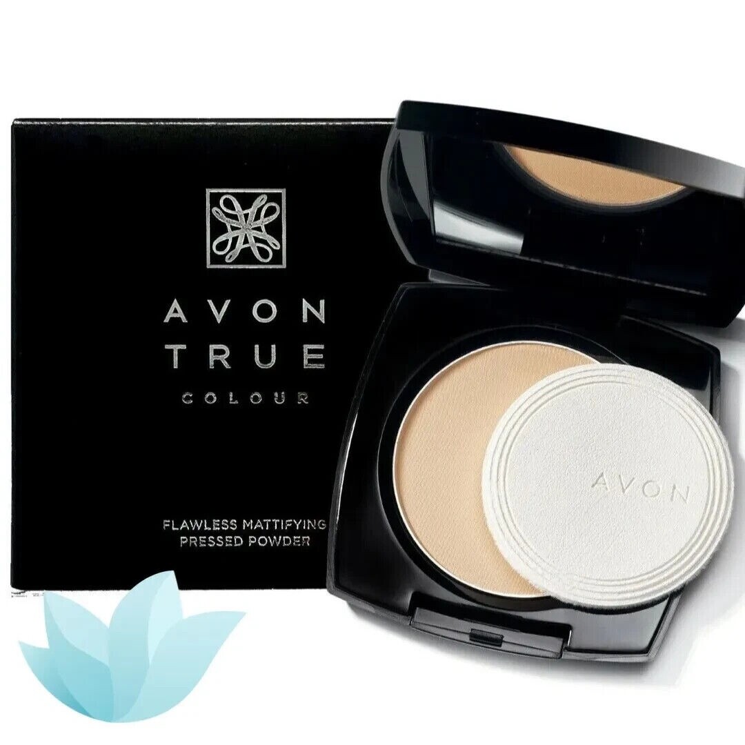 Avon True Color Flawless Mattifying Pressed Powder In Various Shades 11.34g