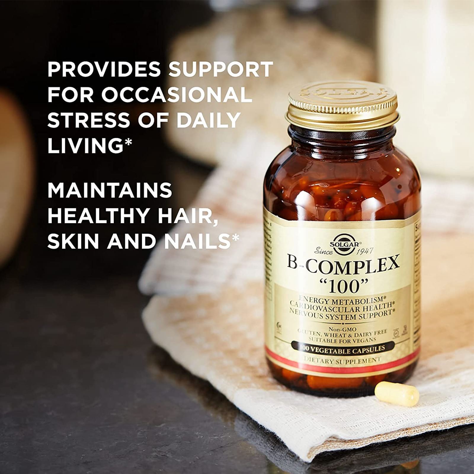 Solgar B-Complex “100” 100 Vegetable Capsules