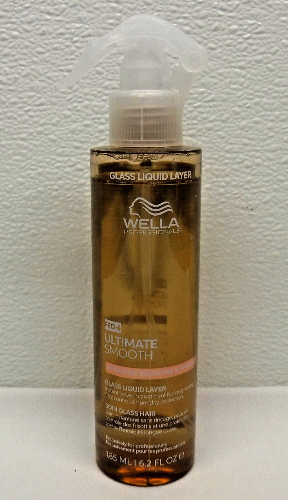 Wella Pro+ Ultimate Smooth Glass Liquid Layer Leave-in Frizz Control 6.2 fl oz