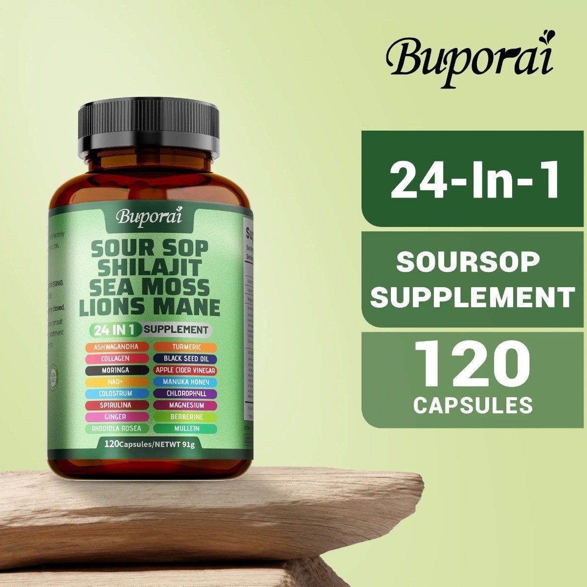 24-in-1 Soursop Dietary Supplement | Supports Skin, Joint & Bone Health NEW