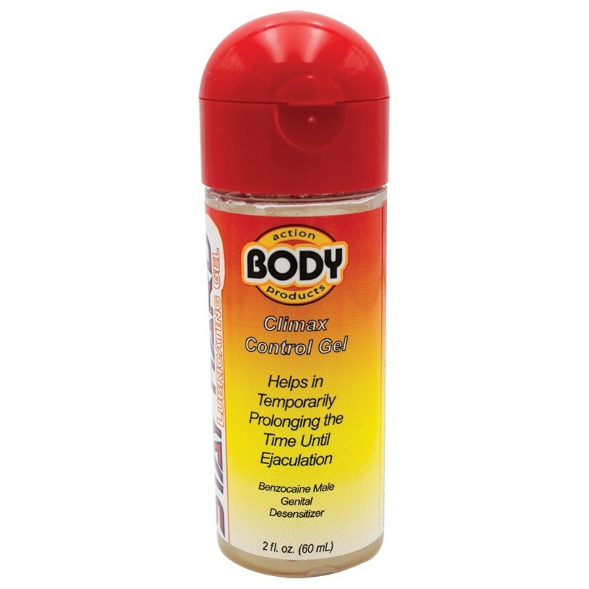 Stay Hard Climax Control Gel for Men Male Numbing Lubricant 2oz Body Action