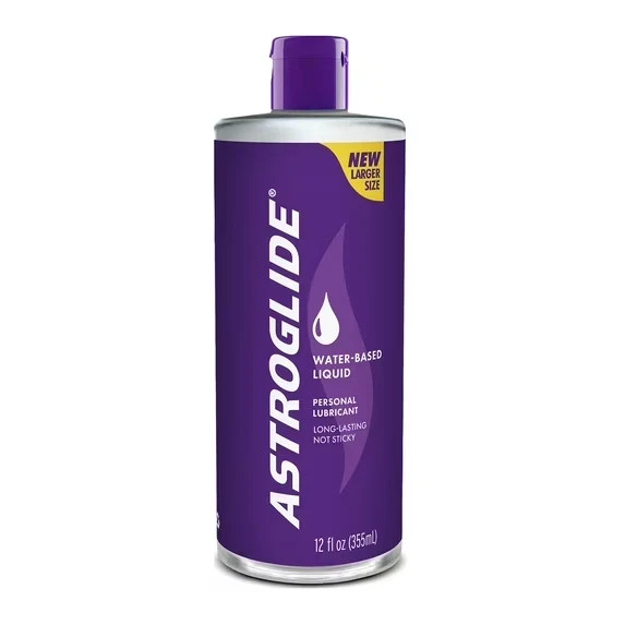 Astroglide Liquid, Water Based Personal Lubricant, Condom Compatible Lube 12oz