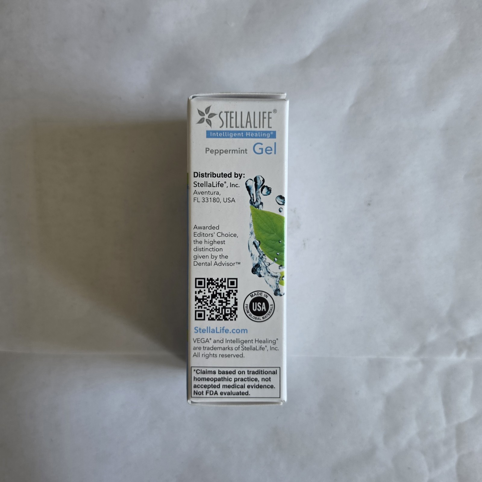 StellaLife – VEGA Oral Pain Care Gel – Peppermint – 1 fl oz – Best By: 08/2027