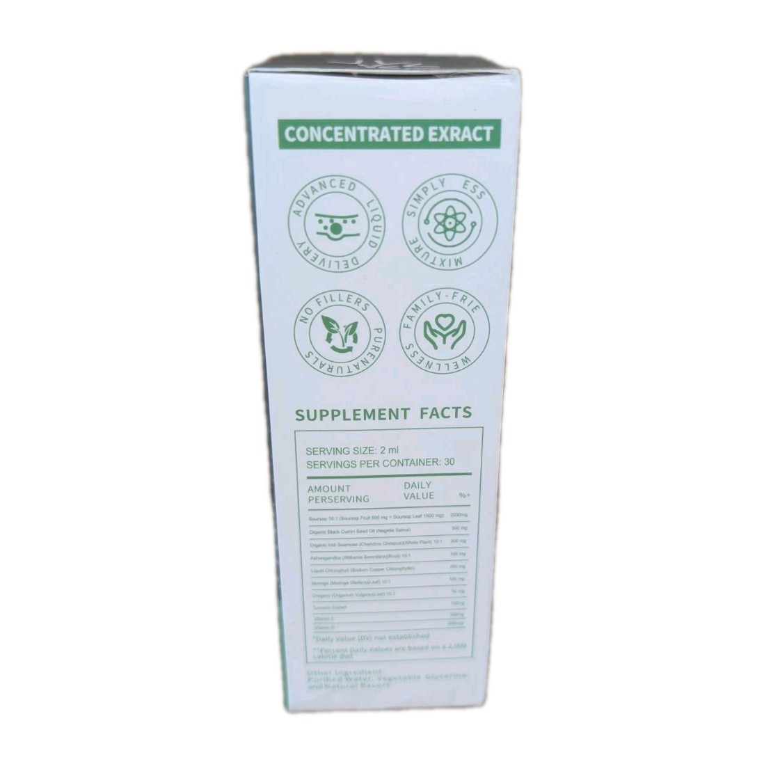 Soursop Bitters Solution Drops Moringa 1 Sea Seed 10 Turmeric Black Moss Oil