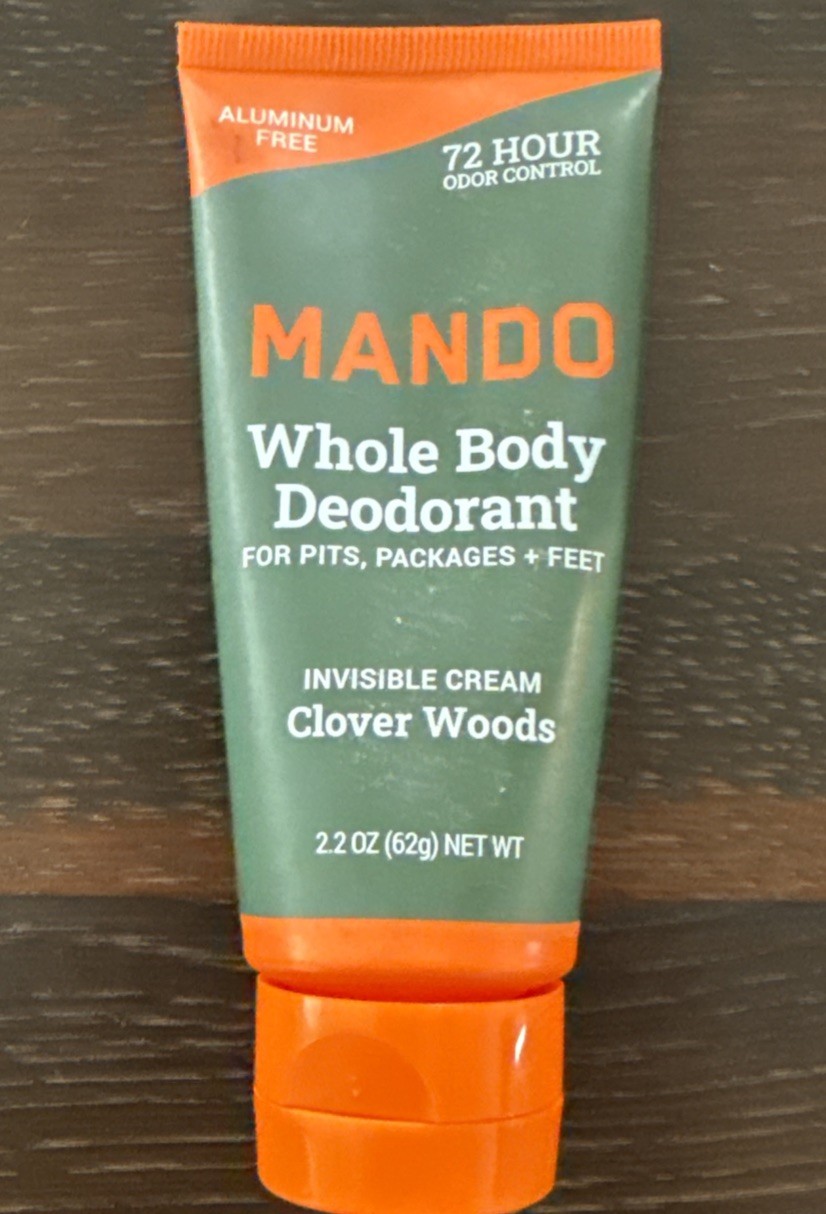 MANDO Deodorant Men Pro Sport 72HR Whole Body Cream Lot Of 2