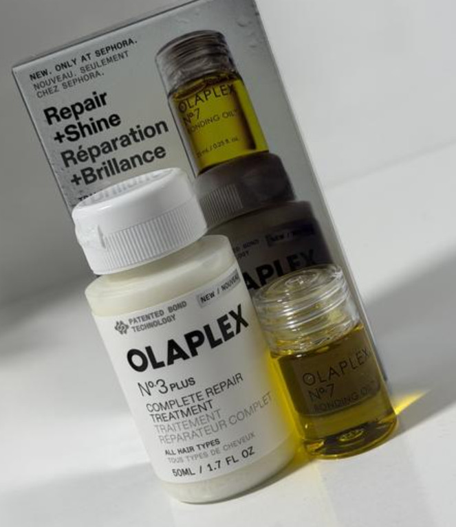 Authentic Olaplex Mini No.3PLUS Bond Repair Treatment and No.7 Hair Oil Set