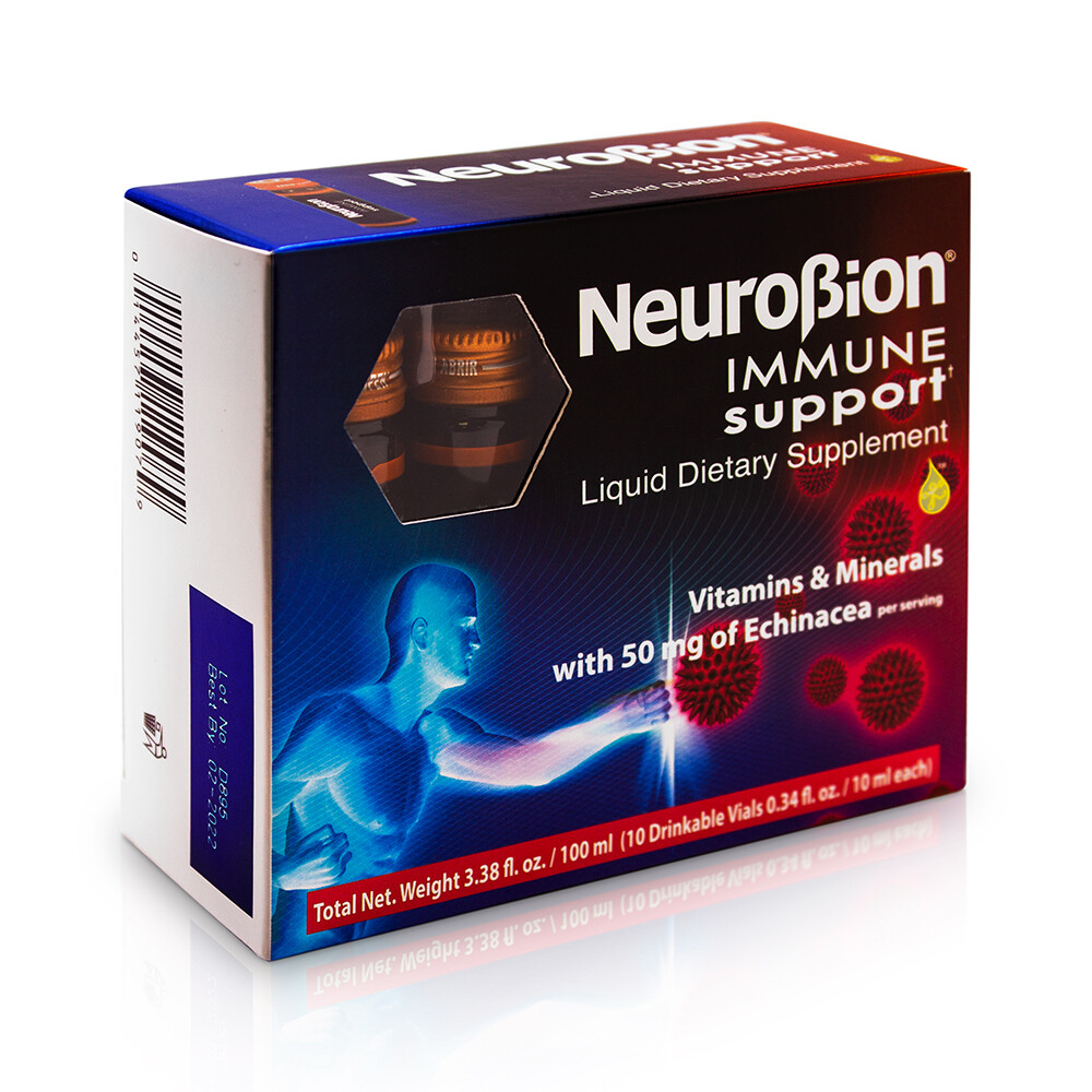 NEUROBION – IMMUNE SUPPORT – LIQUID DIETARY SUPPLEMENT – 10 VIALS