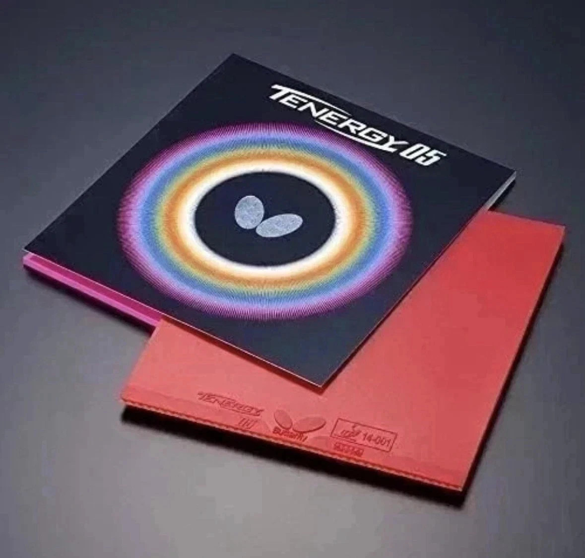 Butterfly Tenergy 05 Red & Black 2.1mm Super Thick Table Tennis Rubber TA05800