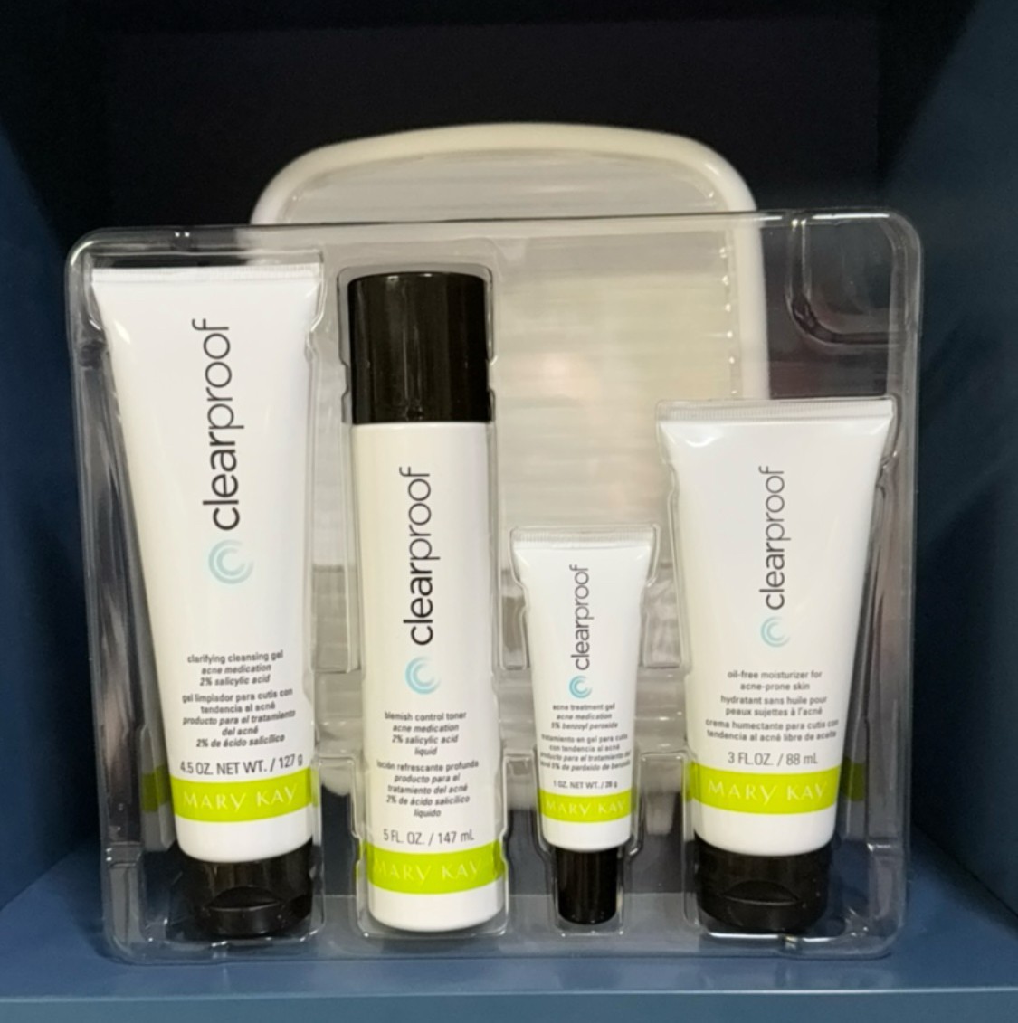 Mary Kay Clear Proof Acne System – Full 4-Piece Set Cleanser. NEW…!