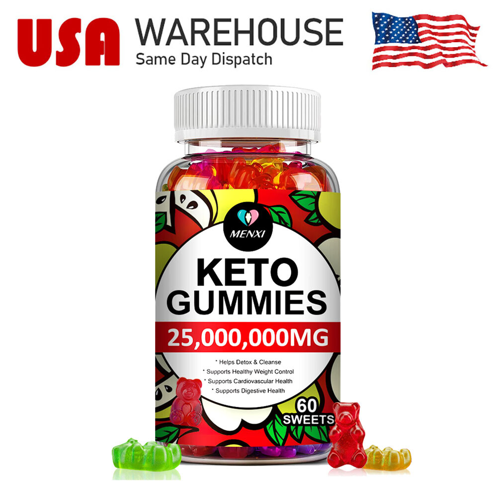 Advanced Keto BHB Gummies 250,000mg Weight Loss Burn Fat Slimming ACV Supplement