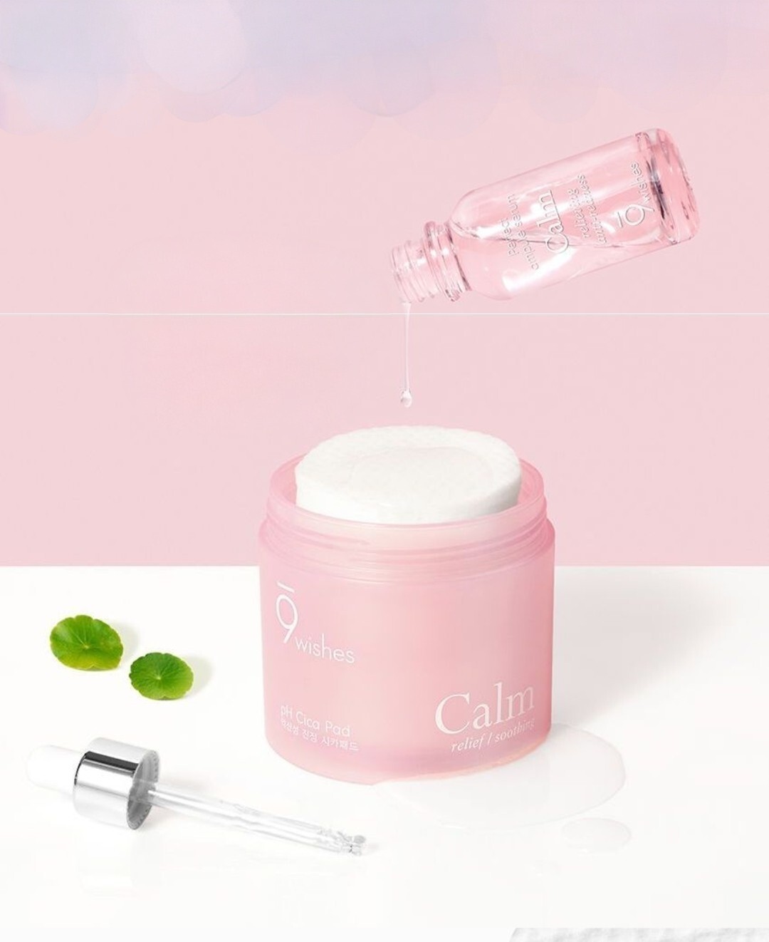 9wishes pH Calm Cica Pad 70ea 135g (4.76oz) Free Shipping US Seller