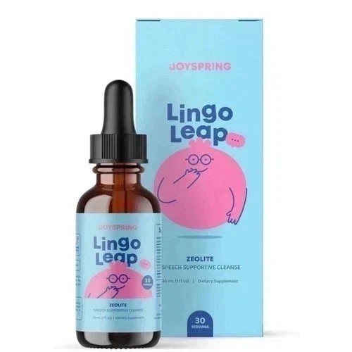 JoySpring Lingo Leap | Gentle Kids Zeolite Liquid Drops, Daily Natural Supplemen