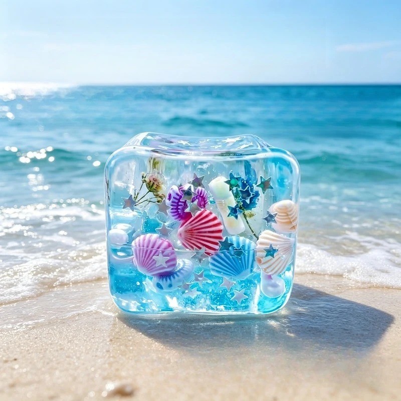 Slow Rising Squishy Toy Sensory Stress Relief Fidget Ocean Shell Squeeze Toy