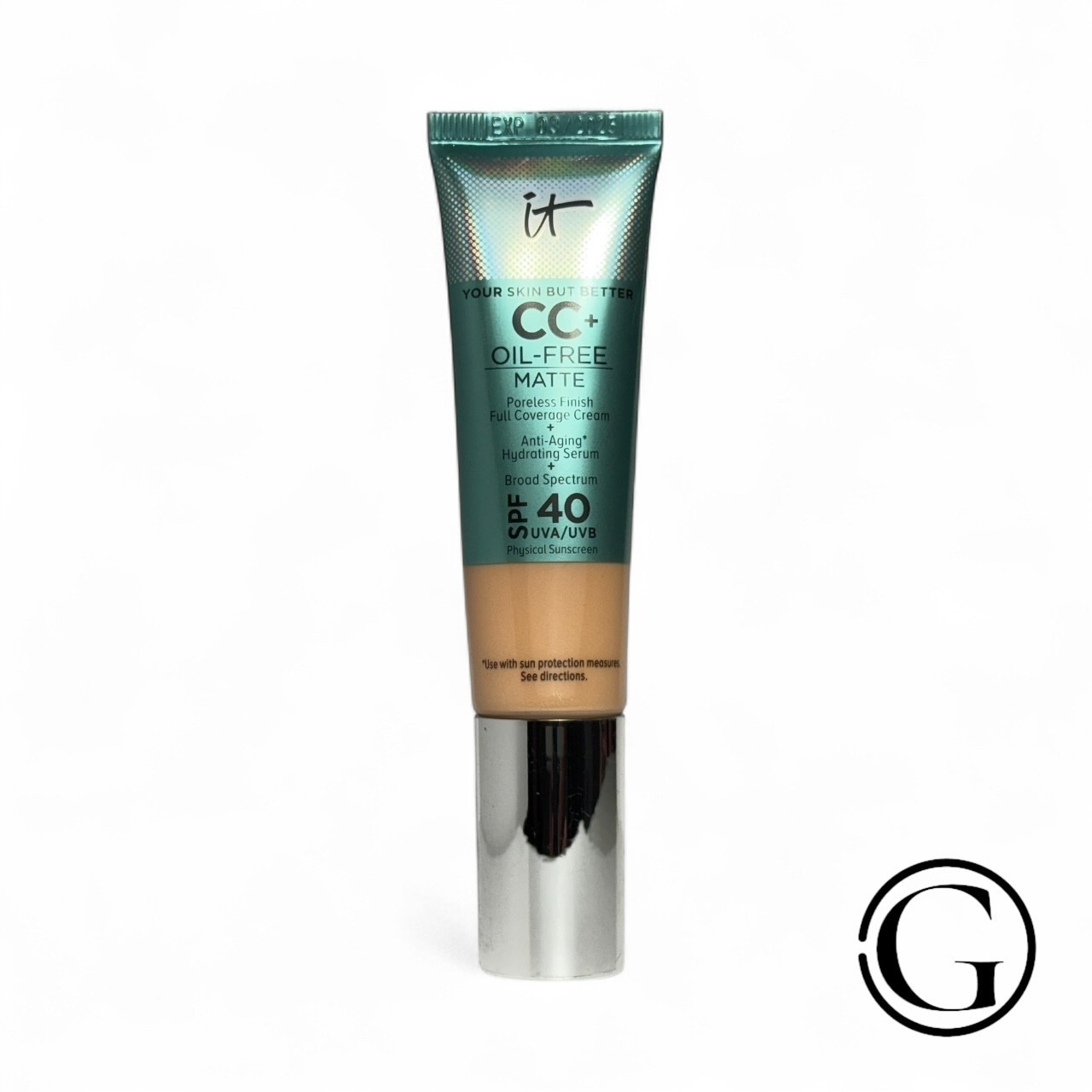IT Cosmetics CC+ OIL FREE MATTE Pore Minimizing FULL Coverage Cream LIGHT MEDIUM