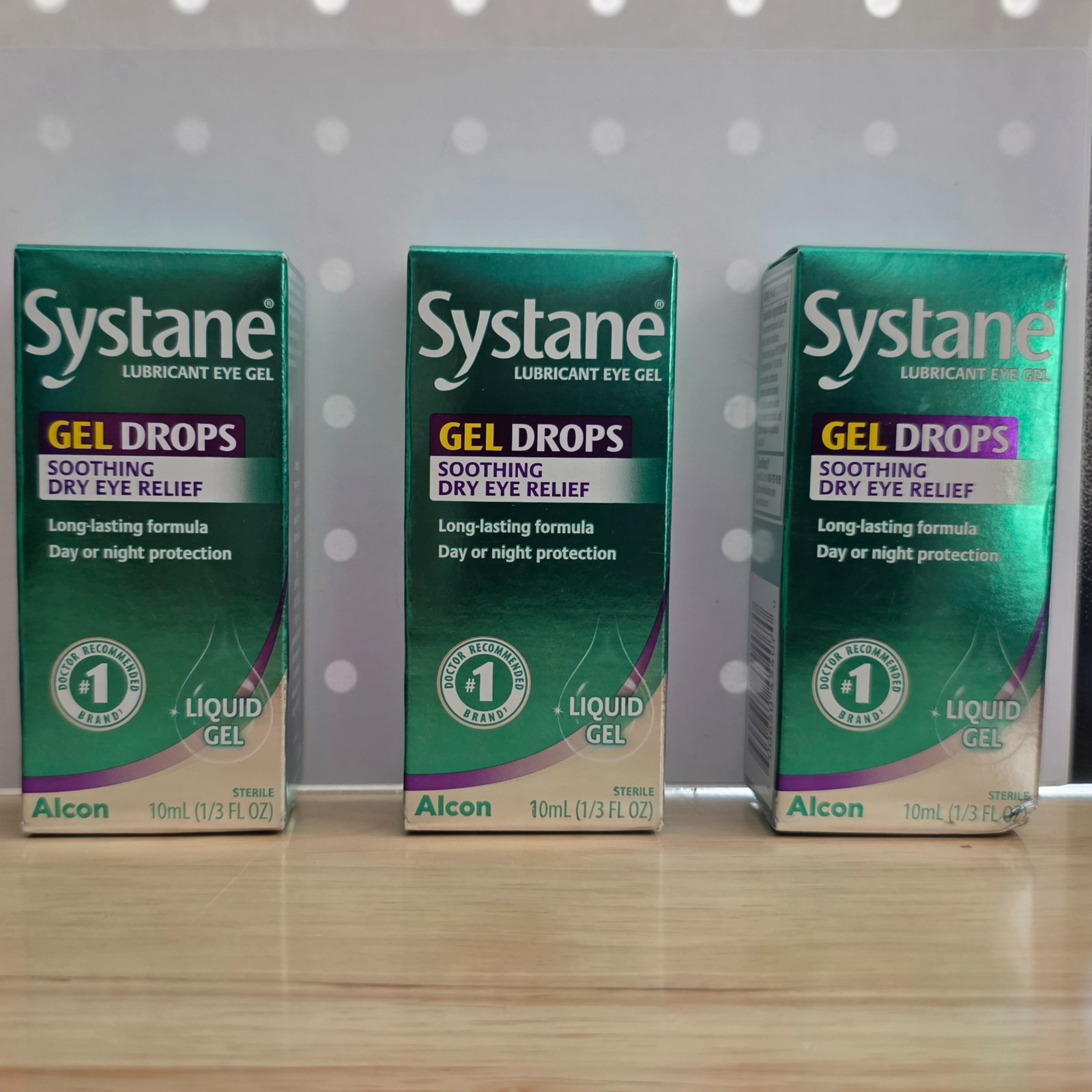 SYSTANE Gel Drops Lubricant Eye Gel 10 ML Exp 05/2027+ LOT OF 3 BOXES!!!