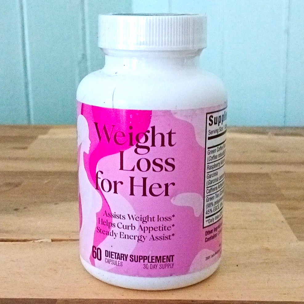 Weight Loss for Her Supplement 60 Capsules 1 Month Women Green Tea Garcinia