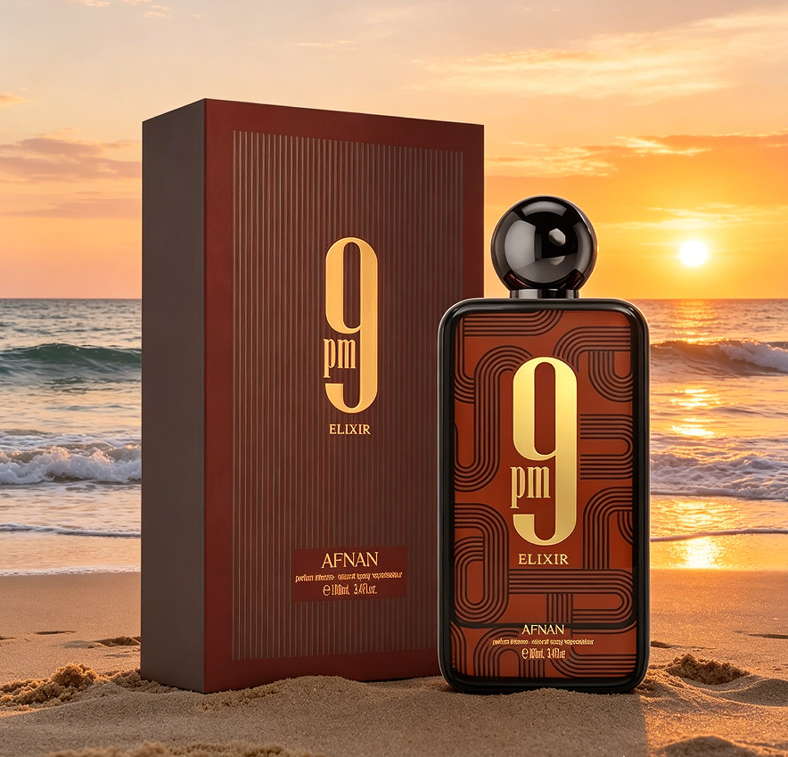 AFNAN 9PM neutral perfume 3.4oz100ml, soft woody fragrance
