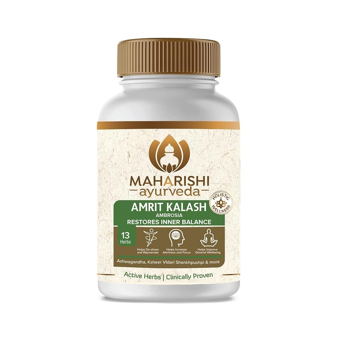 Maharishi Ayurveda Amrit Kalash (Ambrosia 60 Tablets) Free Shipping