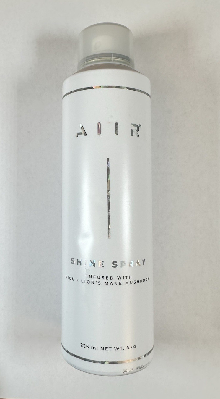 AIIR Shine Hair Spray with Mica + Lions Mane Mushrooms 6oz NEW
