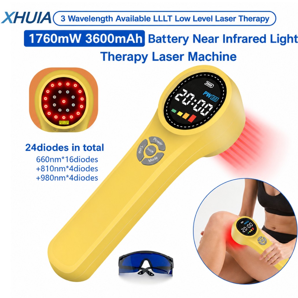 Cold Laser Therapy Device Infrared Red Light Treatment Machine for Muscle Pain